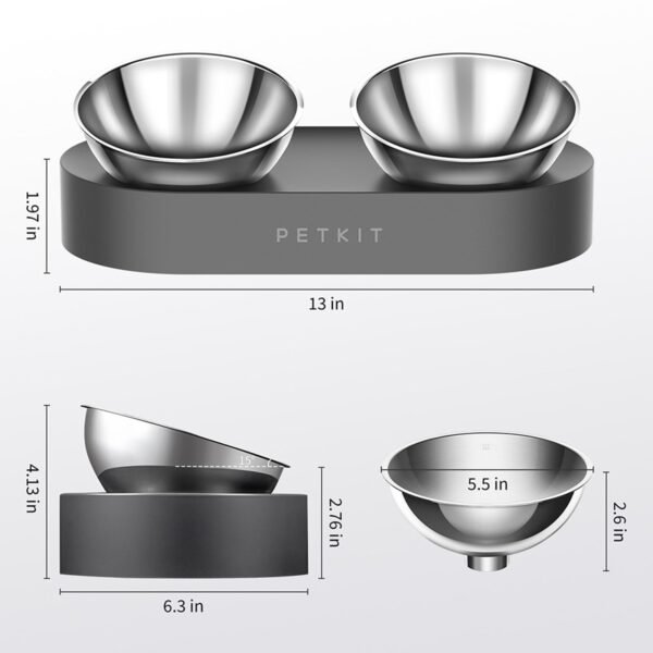 Raised Dog Cat Food Bowl - Image 8