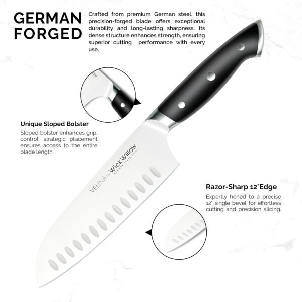 7 Inch Santoku Knife - Image 4