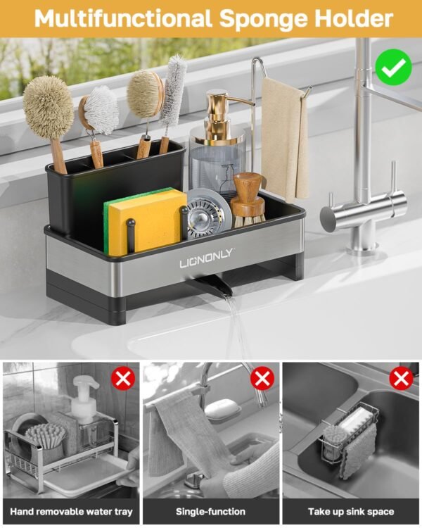 Sponge Holder for Kitchen Sink - Image 5