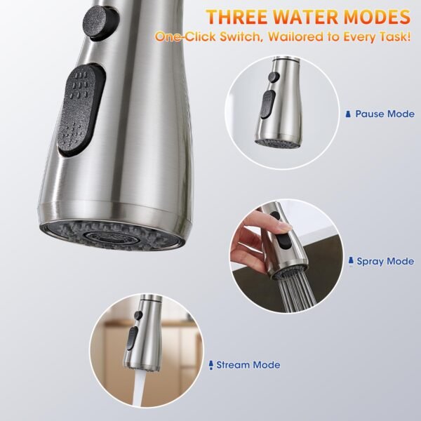 Kitchen Faucets with Pull Down Sprayer - Image 8