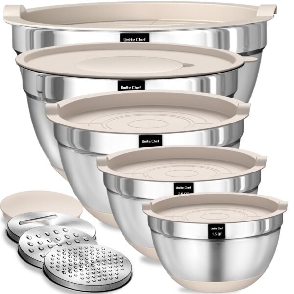 Mixing Bowls with Airtight Lids Set