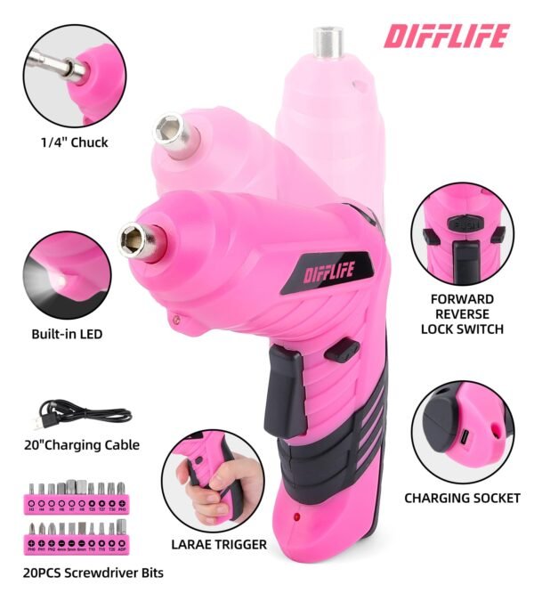 Pink Tool Set for Women - Image 5