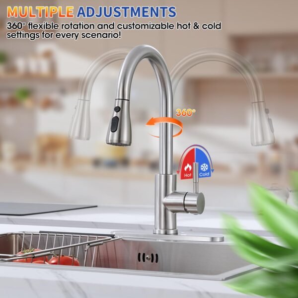 Kitchen Faucets with Pull Down Sprayer - Image 6