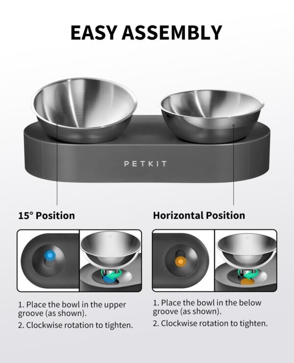 Raised Dog Cat Food Bowl - Image 7