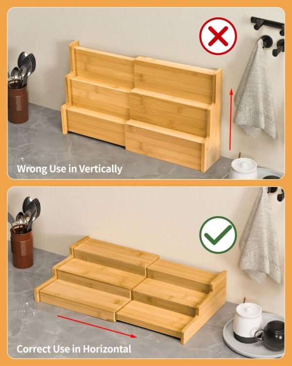 Spice Rack Organizer, 3 Tier - Image 4