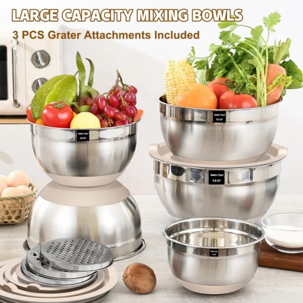 Mixing Bowls with Airtight Lids Set - Image 5