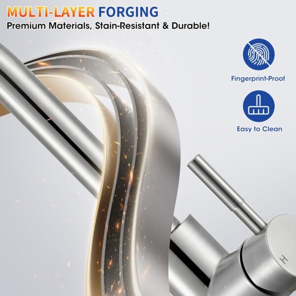 Kitchen Faucets with Pull Down Sprayer - Image 7