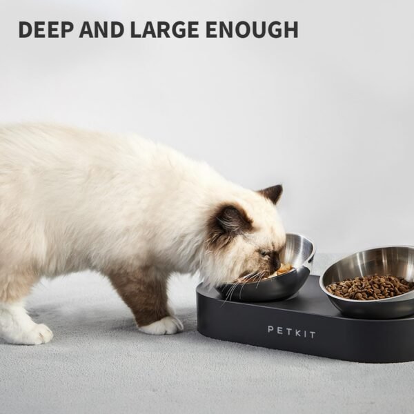 Raised Dog Cat Food Bowl - Image 2