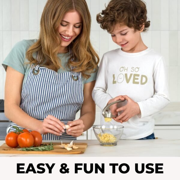 Kitchen Premium Garlic Press Set - Image 4