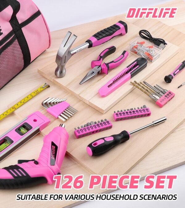 Pink Tool Set for Women - Image 2